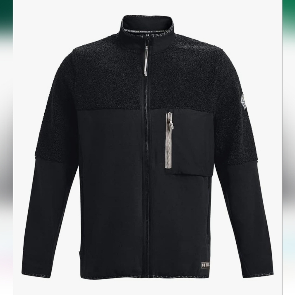 Under Armour Men's Polartec Maxx Full Zip Jacket Small Coat Winter Fleece